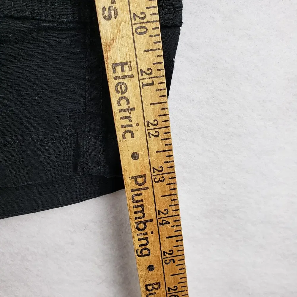 Wearfirst Men's 42 Cargo Pocket Rip Stop Shorts Black Outdoor Hiking Gorpcore‎